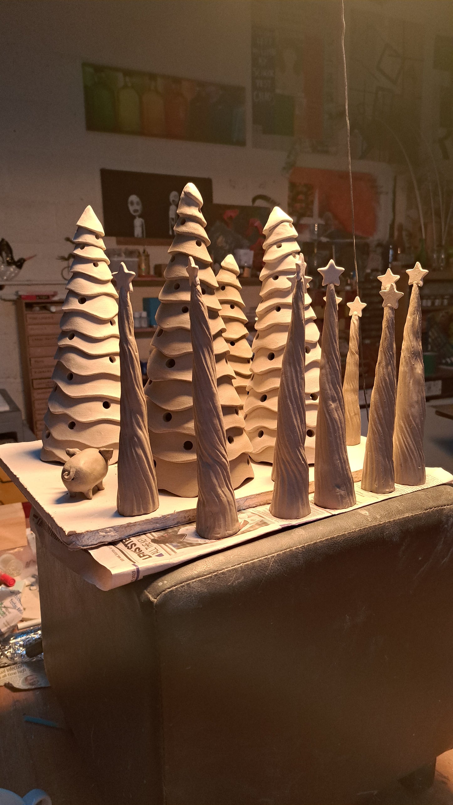 Ceramic Christmas Trees - 19th Oct