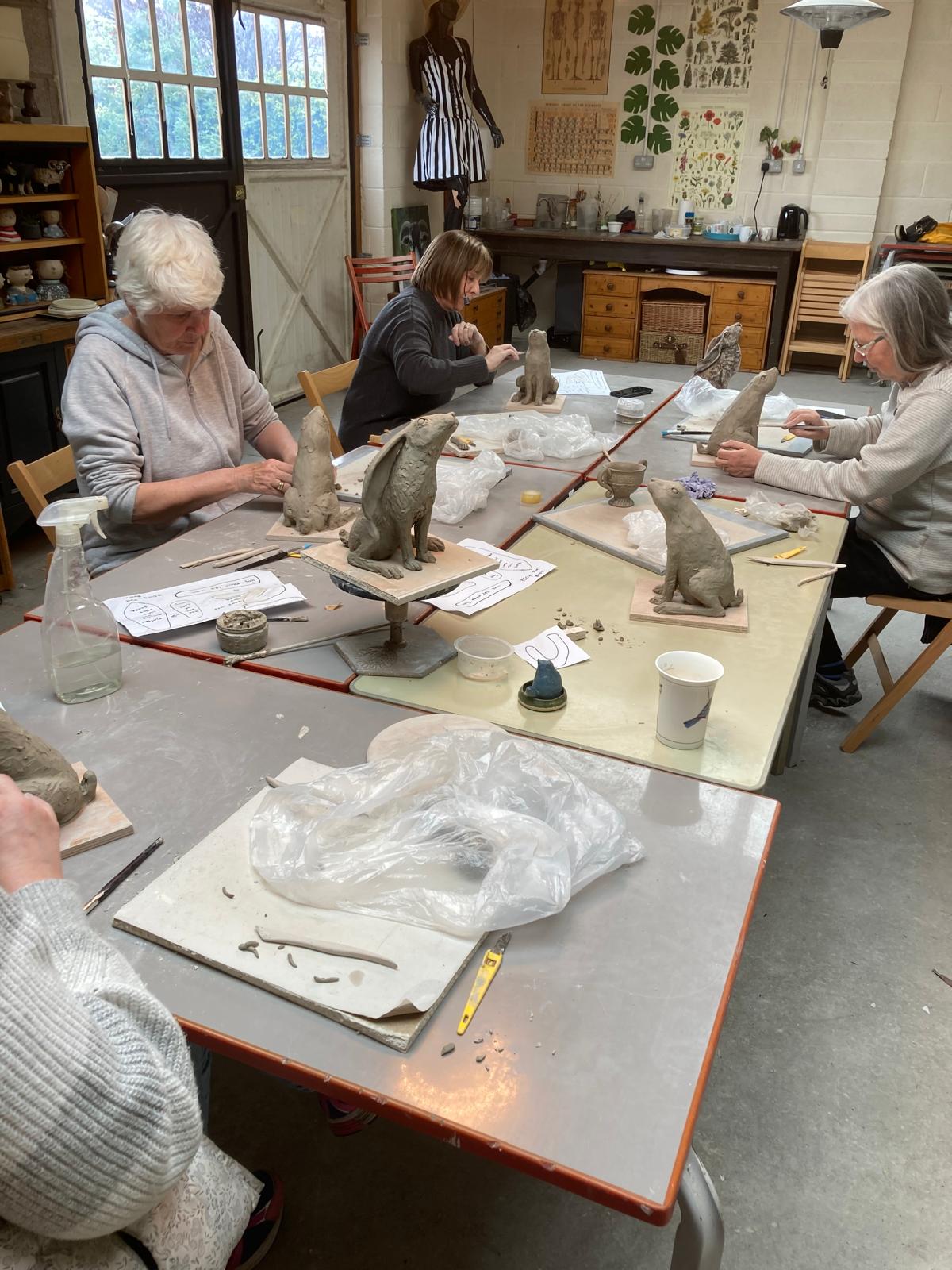 Full Day Ceramic Hare Workshop (Sun 5th Oct)