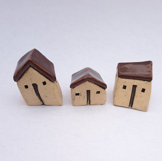 Maroon Roofed Houses