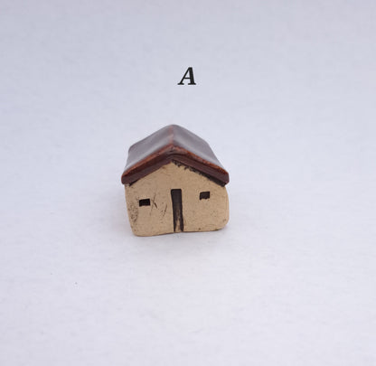 Maroon Roofed Houses