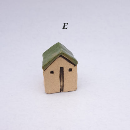 Khaki Green Roofed Houses