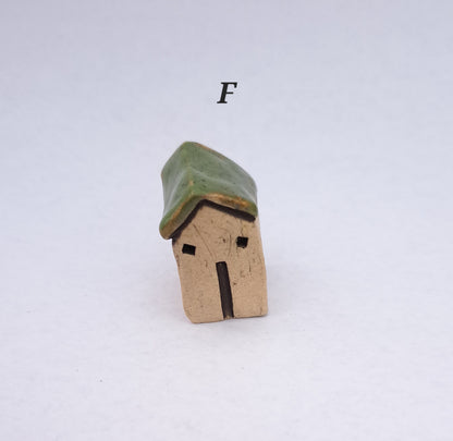 Khaki Green Roofed Houses