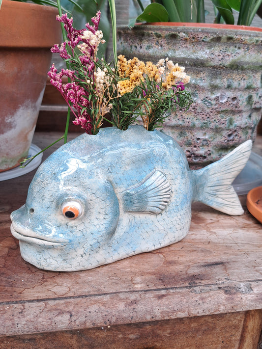 Fish Bud Vase (Wed 30th Sept)