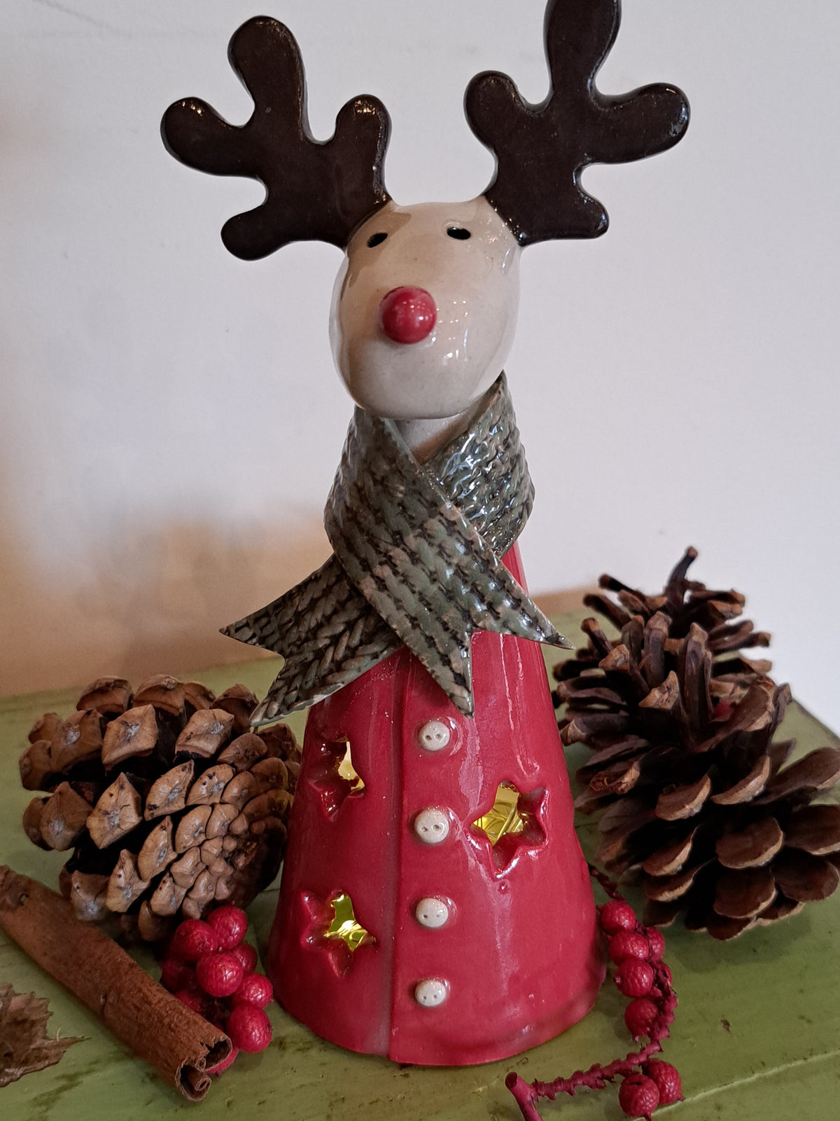 Ceramic Reindeer Luminary - 10am - 12.30pm Nov 15th